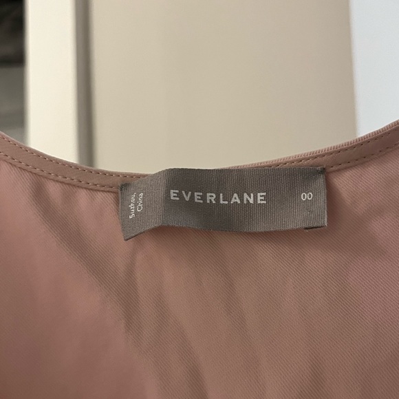 Everlane The Japanese GoWeave Tank Mini Wrap Dress size 00 - Picture 4 of 5